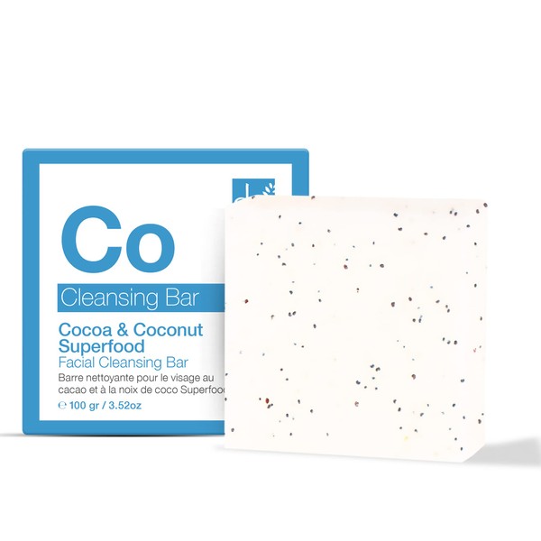 Dr Botanicals Cocoa & Coconut Superfood Facial Cleansing Bar 100g