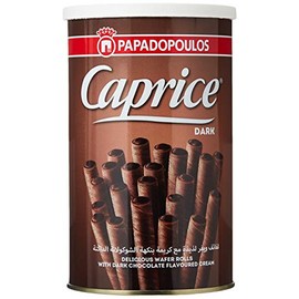 Papadopoulos Caprice Dark Chocolate Wafers, 250g