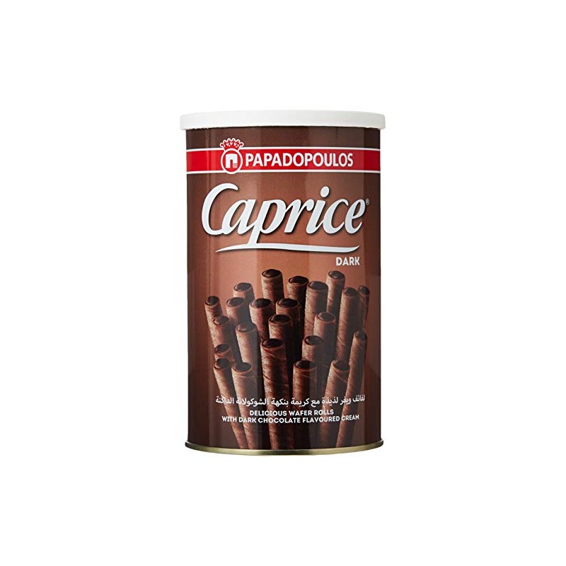 Papadopoulos Caprice Dark Chocolate Wafers, 250g