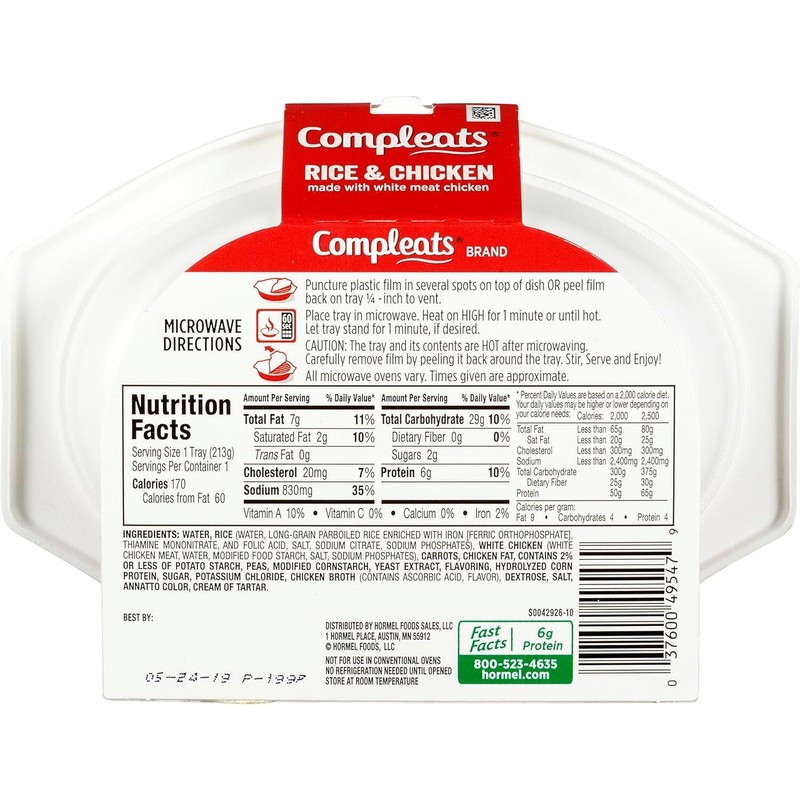 Hormel (5 Pack) Hormel COMPLEATS Comfort Food Variety Microwave Meals,