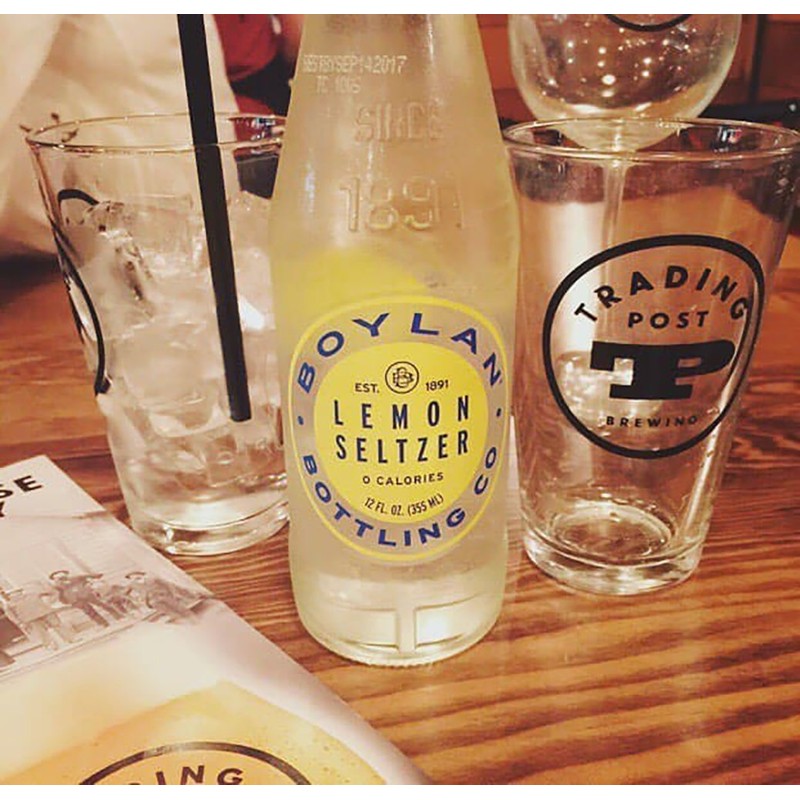 Boylan Lemon Seltzer, 12 fl oz (24 Glass Bottles)