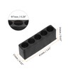 sourcing map 6pcs Plastic Hex Shank Screwdriver Bit Holder Organizer