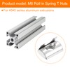 sourcing map 30Pcs M8 T Nuts Roll in Spring, T
