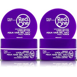 RedOne Aquatic Haarwachs Violett 150ml | Kantenkontrolle | Ultra Halt | Haarwachs für Männer und Frauen | Lavendelduft | Maximale Kontrolle - 2 Stück