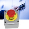 Red Sign Emergency Stop Switch Outdoor Switch Control Box with