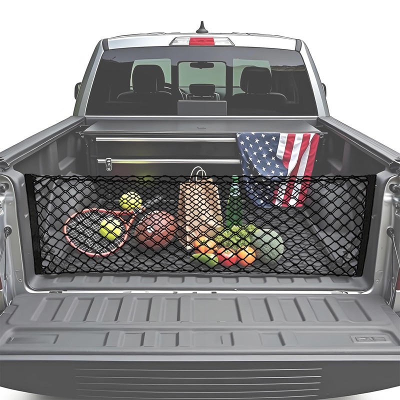 BAILALIBO Cargo Net for Pickup Truck Bed, Adjustable Accessories for