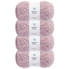 Pretty Jolly 4 Skeins Fancy Loop Yarn Soft Yarn with