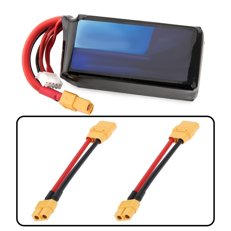 eMagTech 2pcs XT90 Female to XT60 Female Wire Adapter 2Pin