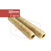 SALVIGAR Collagen Casings Dry 32mm / 50ft for stuffing 40 Lb 180 sausages 2 sticks