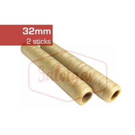 SALVIGAR Collagen Casings Dry 32mm / 50ft for stuffing 40 Lb 180 sausages 2 sticks