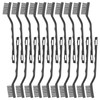 AOKLIT 20 Pcs Stainless Steel Wire Brush,for Cleaning Welding Slag