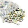 Premium Pebbles Rocks for Plants. Green Jade Polished Decorative Pebbles.