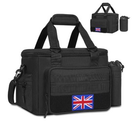 INSMEER Lunch Bags for Men 20L, Insulated Lunch Bag for Men, Tactical Lunch Bag for Adults, Leakproof Large Lunch Bag for Work, Cool Lunch Bag with Shoulder Strap for Outdoor Work Camping,Black