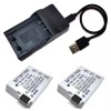 For Canon Battery / USB Charger For LP-E8 Canon EOS