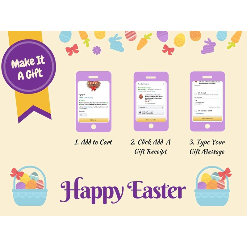 Parent Granola Bars and Easter Care Package (52 Count for