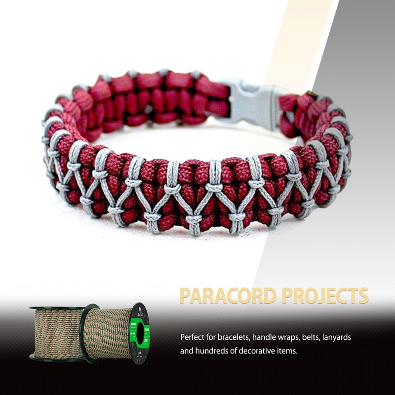 Abma Cord Lowland Forest Paracord 100 lbs 2 mm 100%