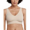 Schiesser Invisible Soft Women's Bustier with Removable Pads, Sand_170364
