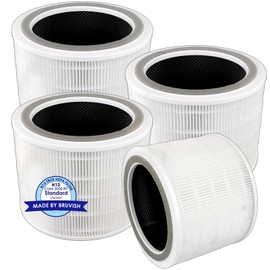 4 Pack Core 200S Replacement Filter Compatible with LEVOIT Core 200S Smart WiFi Air Purifier, Core 200S H13 True Hepa Filter, 3-in-1 Activated Carbon Filters HEPA, Compared to Part # Core 200S-RF