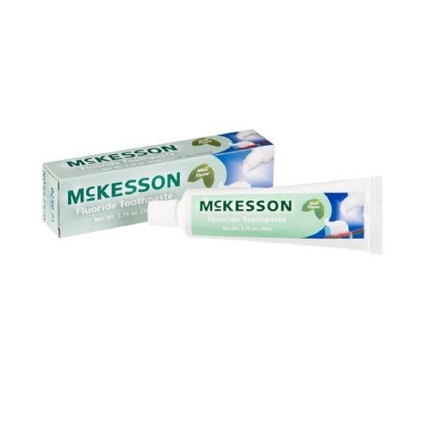 MCK95701702 - Mckesson Brand Toothpaste McKesson Mint Flavor 2.75 oz. Tube