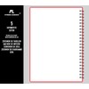 Fitness Log Book Plastic Cover Red - Undated Workout Diary