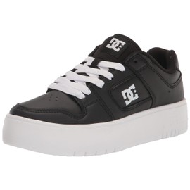 DC Shoes DC Manteca 4 Zapatos de Skate con Plataforma para Mujer, Negro/Blanco, 22.5 cm