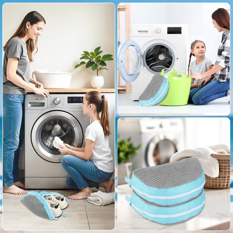 Dntorx Pack of 2 Shoe Wash Bags, Washing Machine, 40.5