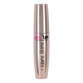 PINK UP Volume Xtreme Máscara De Pestañas indeleble Volumen y Longitud Efecto pestañas postizas A prueba de agua No deja grumos Modelo PKM01