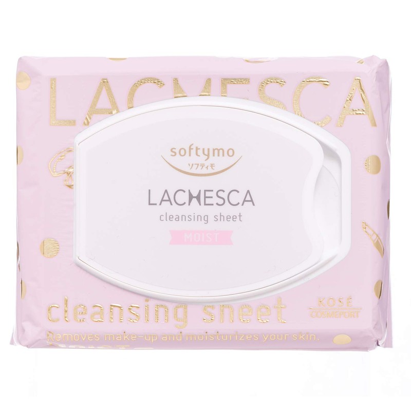 Softymo Lachesca Water Cleansing Sheet (Moist), 50 Sheets (x 1)