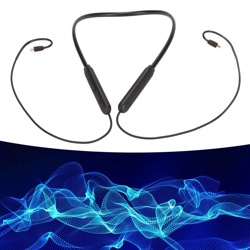 Bluetooth Earphone Wireless Upgrade Cable with Mic and Controller for