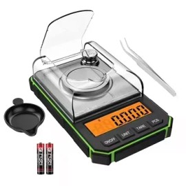 Mini Digital Pocket Balance High Quality 50g 0.001g Stainless Steel Jewelry Scales Precise Weight Measuring Diamonds Gems 500gcolor: Orange, Accuracy: 0.001 g, capacity/accuracy: 0.001g