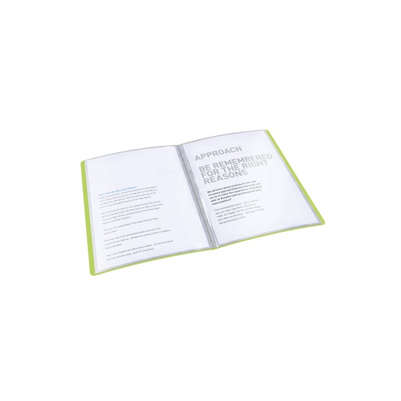 Esselte VIVIDA Green 624001 Display Book A4 40 Pockets 80