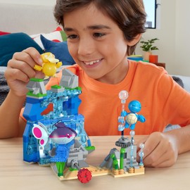 MEGA Pokémon Actionfigur-Bauspielzeug, Wasserabenteuer mit 319 Teilen und beweglichem Schiggy, Enton und Finneon, für Kinder, HXF79