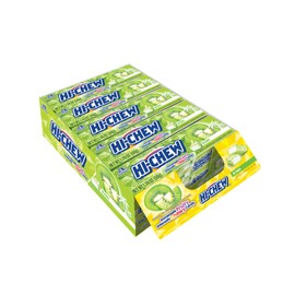 HI-CHEW Kiwi Sticks, 15-Pack, Soft & Chewy Candy, 1.76oz Each, Bulk Candy Individually Wrapped - Made with Immensely Juicy Fruity Flavors