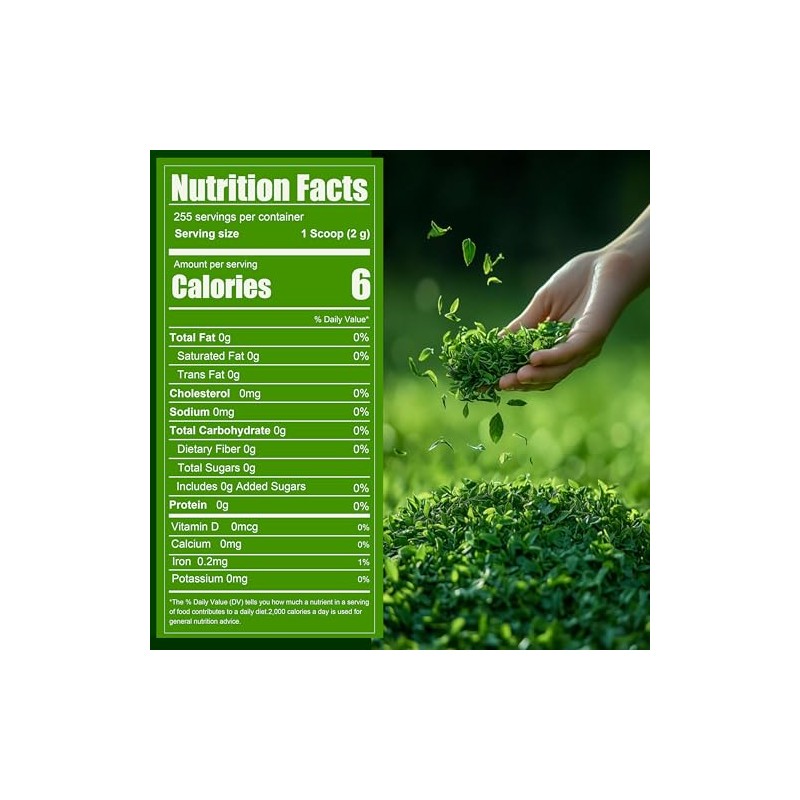 Organic Matcha Powder - Pure Tea for Lattes, Smoothies &