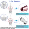 LOPHE 12 Pin Replacement Needles Cartridge, Pack of 12 Universal