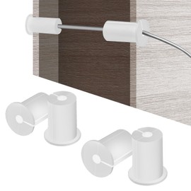 4 Pcs Cable Grommet Kit for Starlink, Wall Pass Through Grommets Compatible with Starlink Mount for Cord Protection, Cable Routing Bushings for 1" Wall Hole, Starlink Accessories(White).