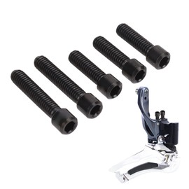 Front Rear Derailleur Screw ,Cage Screws M4 3Pcs 13 . 5 2Pcs 20mm ,Titanium Alloy Rustproof Easy Installation Cage Screws ,for Mountain Bike DIY