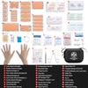 150-Piece Mini Waterproof First Aid Kit for Emergencies