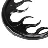 Unbranded Black Flame Front Speaker Grill Trim Accent Covers For