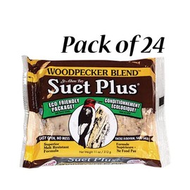 BestNest Wildlife Sciences Woodpecker Blend Suet Cakes, 11 oz., 24 Pack