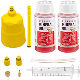Brake Bleed Kit for Shimano Hydraulic Brakes, Brake Fluid Change Hydraulic Kits, Including 120ml/4oz High Performance Bike Brake Mineral Oil, Brake Fluid for MTB/Road Bicycle Hydraulic Disc Brakes