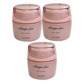 Lacvert LV Collagen Plus Vital Cream 60ml 3 Pieces / Circle / 라끄베르 LV 콜라겐 플러스 바이탈 크림 60ml 3개  써클