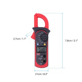 UT202A+ Digital Numeral Pincer Multimeter Ammeter, Multifunction Electrician Current Measurement, NCV Multimeter