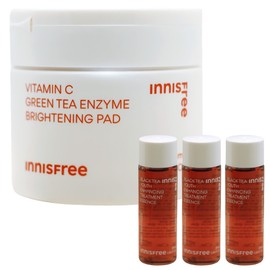 Innisfree Vita C Green Tea Enzyme Blemish Toning Pad 60 sheets+ / 이니스프리 비타C 그린티 엔자임 잡티 토닝 패드 60매+