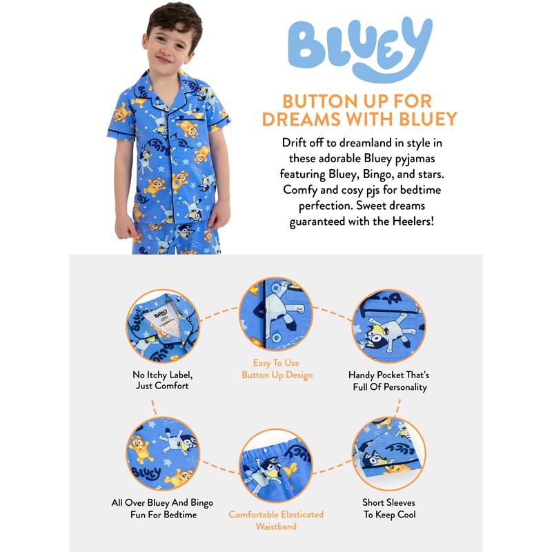 BlueY Pyjamas | Summer Children's Pyjamas Boys | Bingo Pyjamas