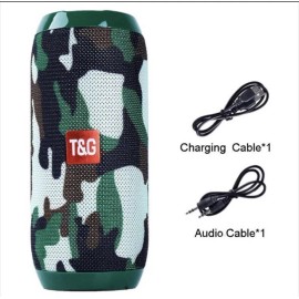 T&G Bluetooth Speaker Brand New Portable Wireless Stereo Sound Outdoor Green Camo