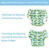 wegreeco Pañal de natación reutilizable ajustable para bebés y niños
