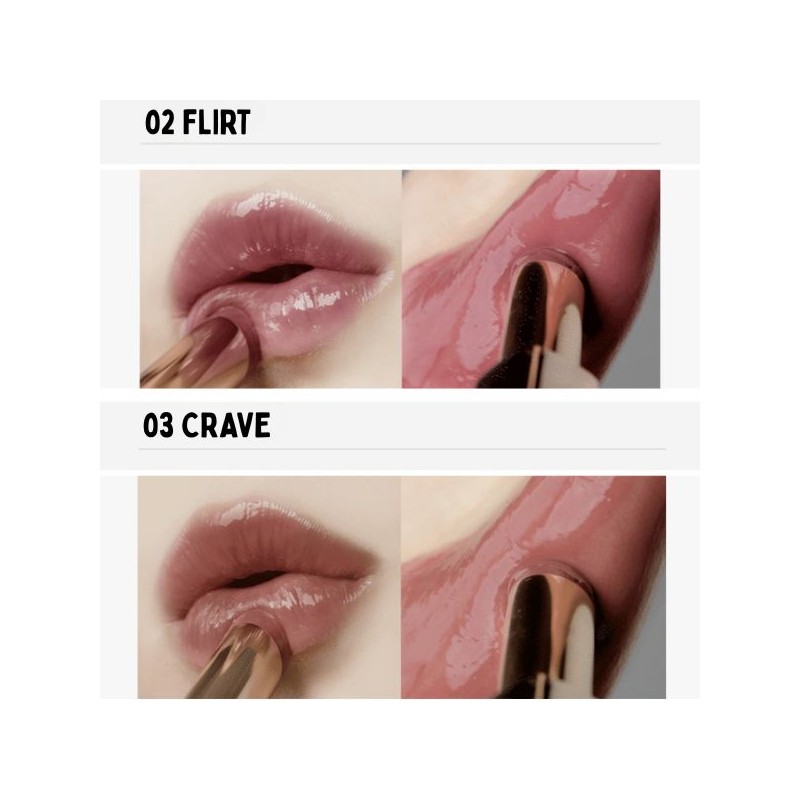 ATHE Athentic Lip Glowy Balm 3.3g, Color:06 Bud