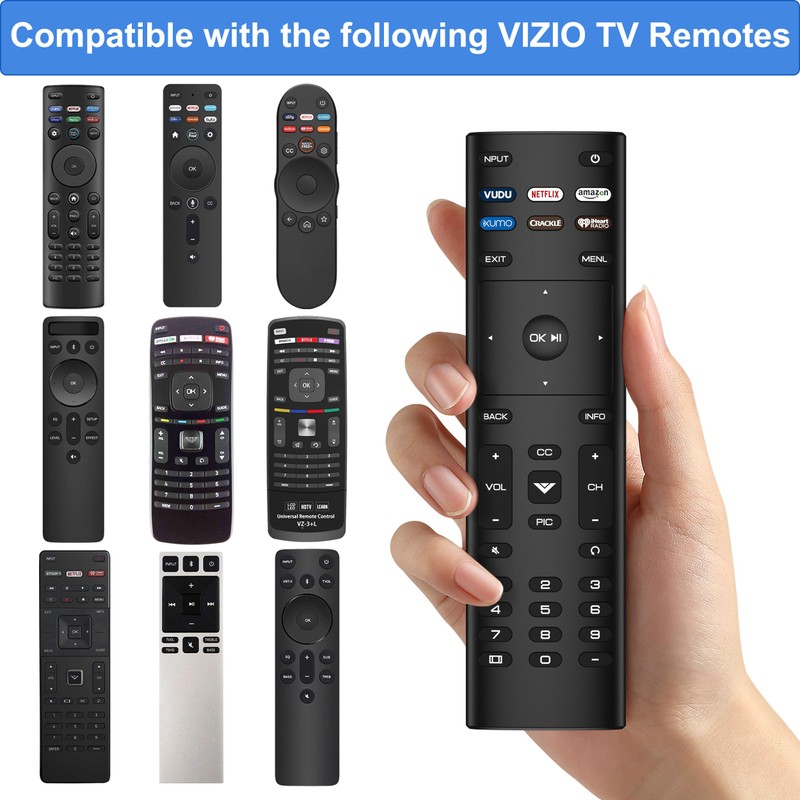 Replacement Remote Control for VIZIO Smart TV Remote (Model XRT136)