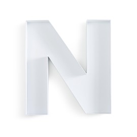 Soul & Lane Fillable Cardboard Letter Box for Charcuterie and Candy, Paper Mache Décor Tray for Birthday Parties, Weddings - Letter N